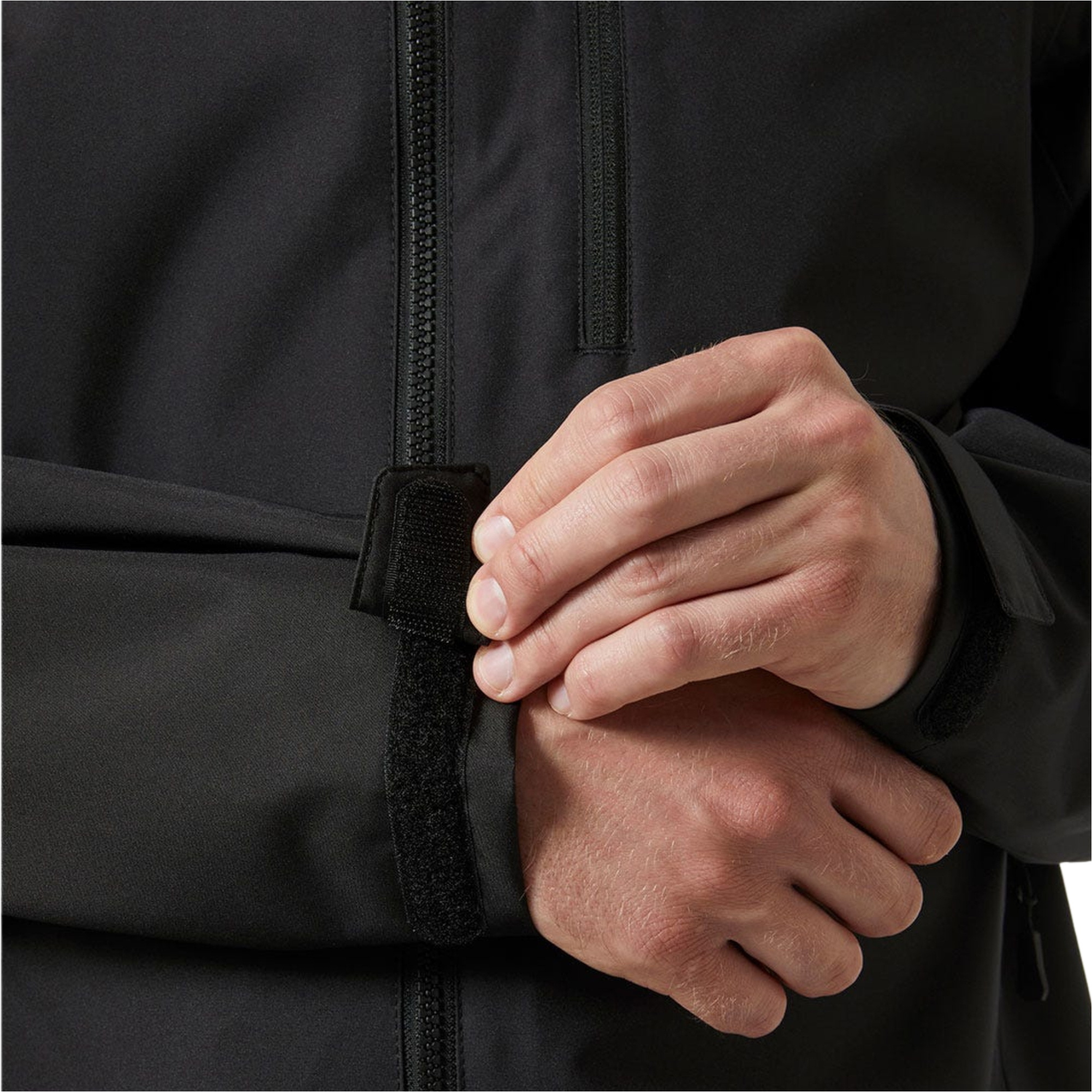 2026 Helly Hansen Heren Crew Zeiljack Met Capuchon 2.0 34443 - Black